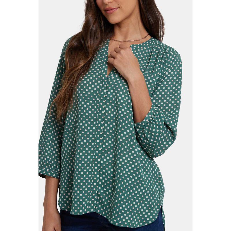 NYDJ Pintuck Blouse image number 2